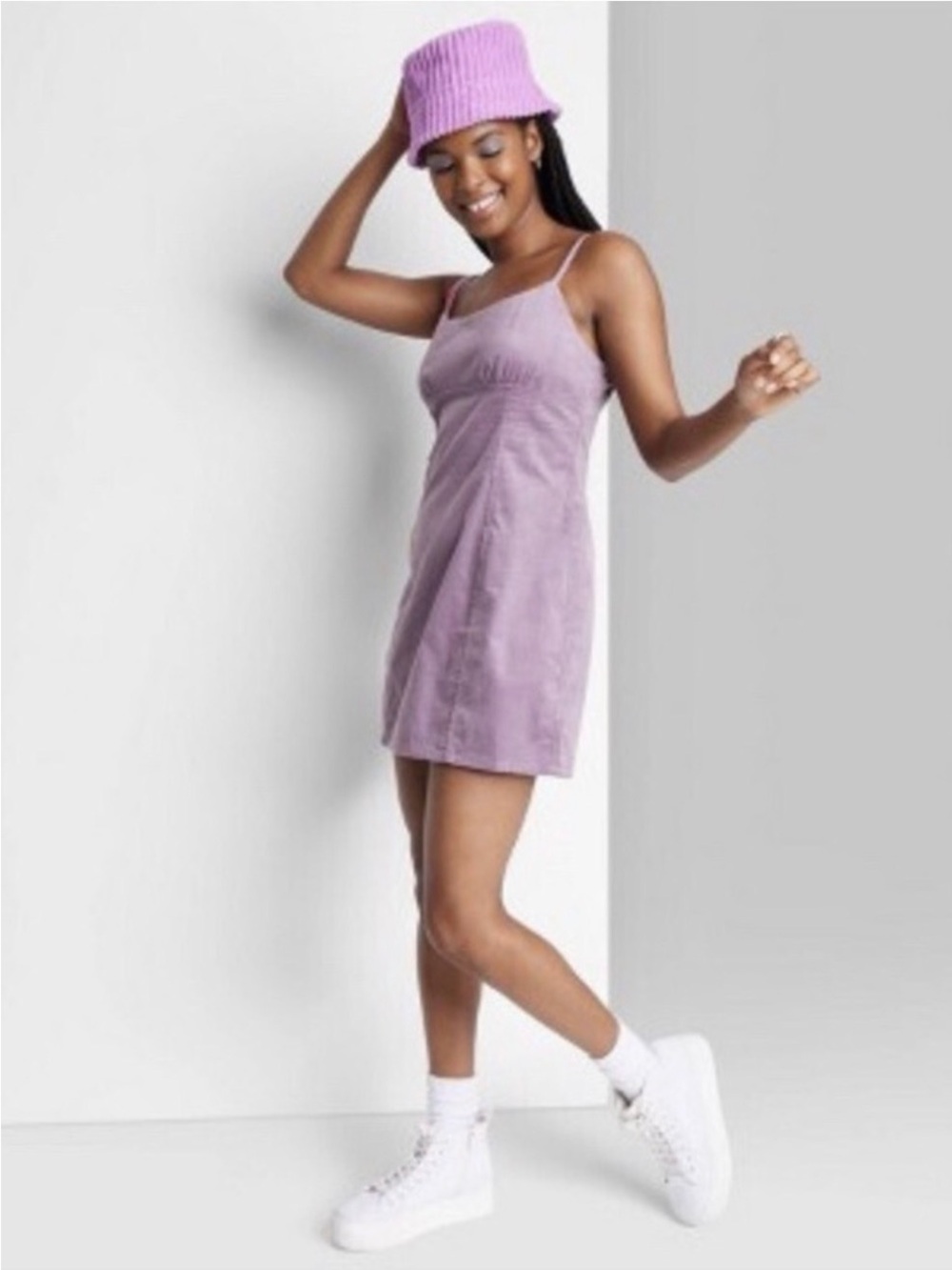 Wild Fable purple corduroy mini Dress
